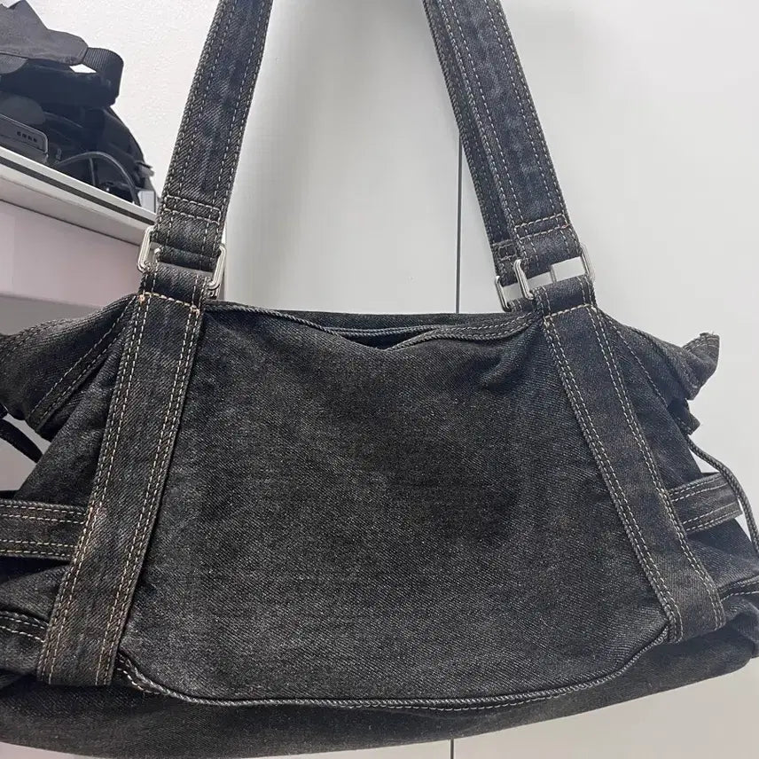 [BUNJANG] Matinkim Washed Denim Square Bag / 마뗑킴 워시드 데님 스퀘어백