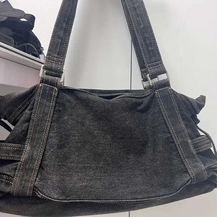 [BUNJANG] Matinkim Washed Denim Square Bag / 마뗑킴 워시드 데님 스퀘어백