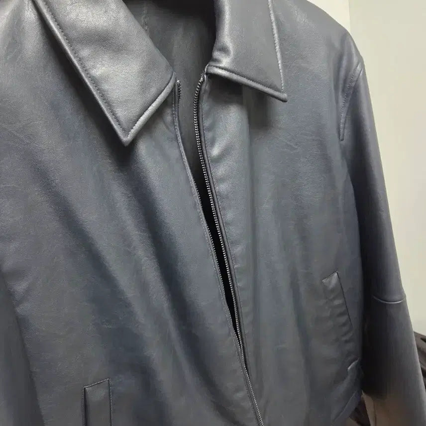 [BUNJANG] Zara Faux Leather Jacket / 자라 페이크레더 자켓