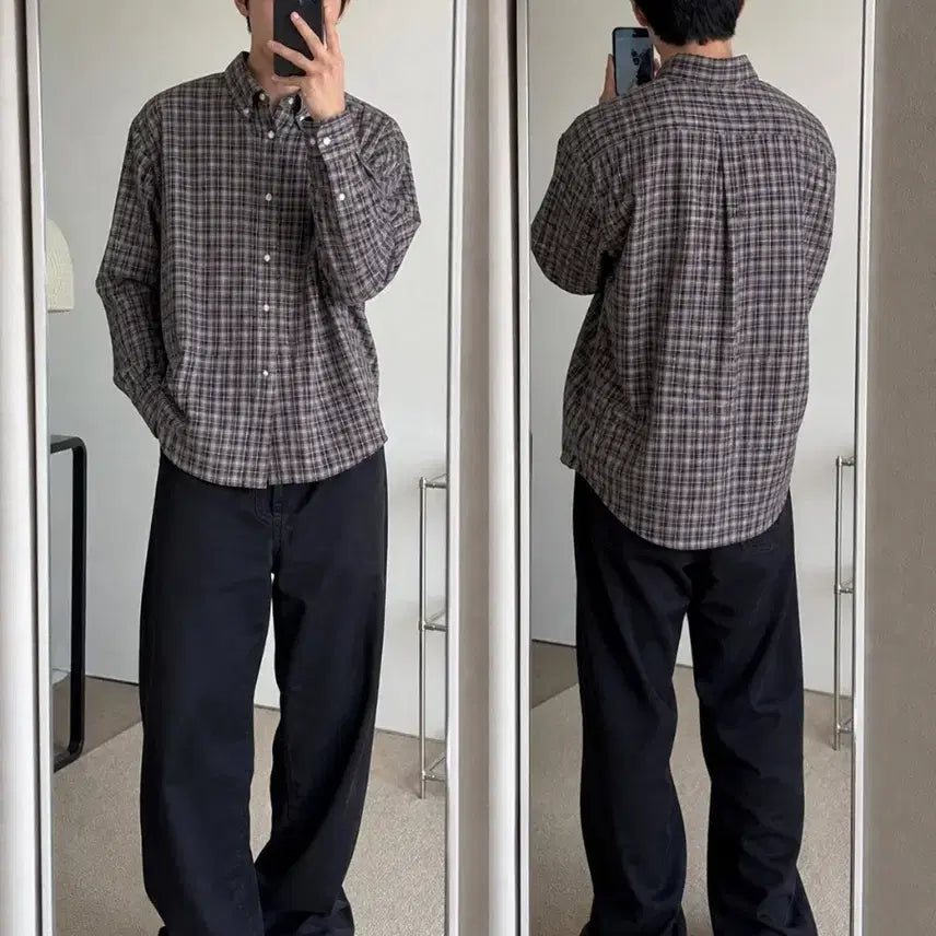 [BUNJANG] Polo Ralph Lauren Long Sleeve Check Shirt / 랄프로렌 긴팔 체크셔츠 남방95