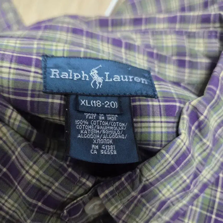 [BUNJANG] Polo Ralph Lauren Long Sleeve Check Shirt / 랄프로렌 긴팔 체크셔츠 남방95