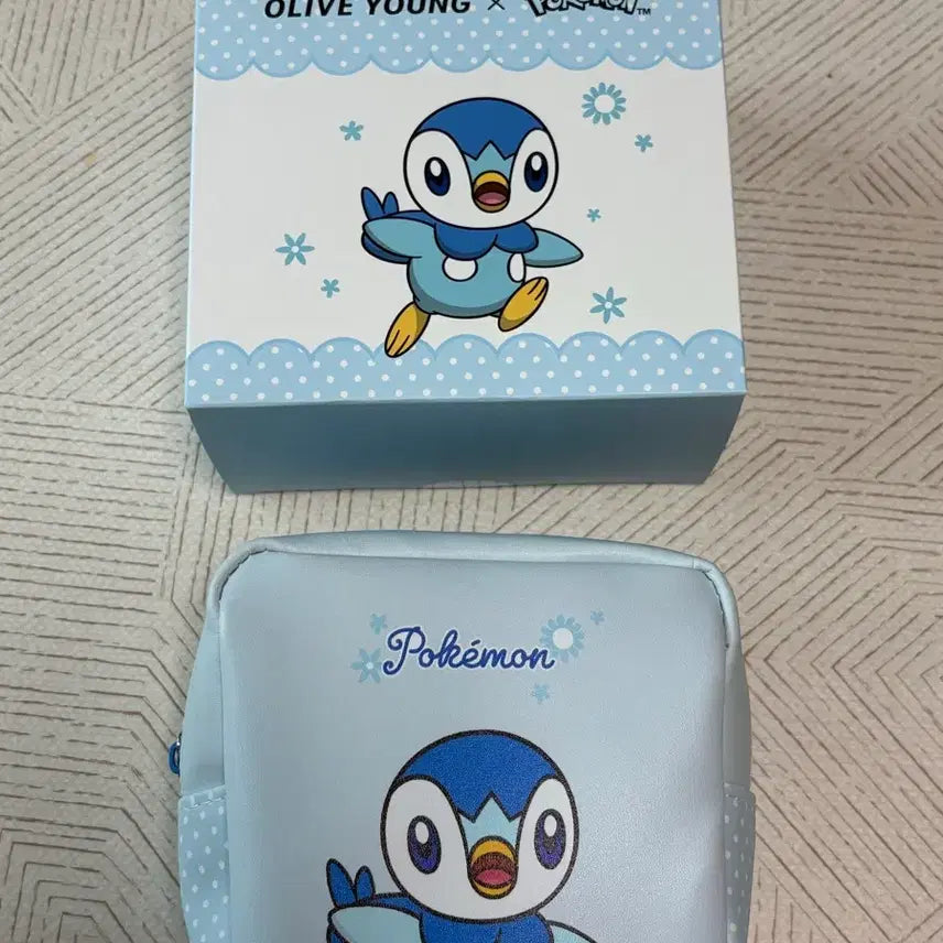 [BUNJANG] Pokemon Piplup Pouch Organizer for AirPods / (새상품)포켓몬스터 파우치 팽도리 정리함 에어팟
