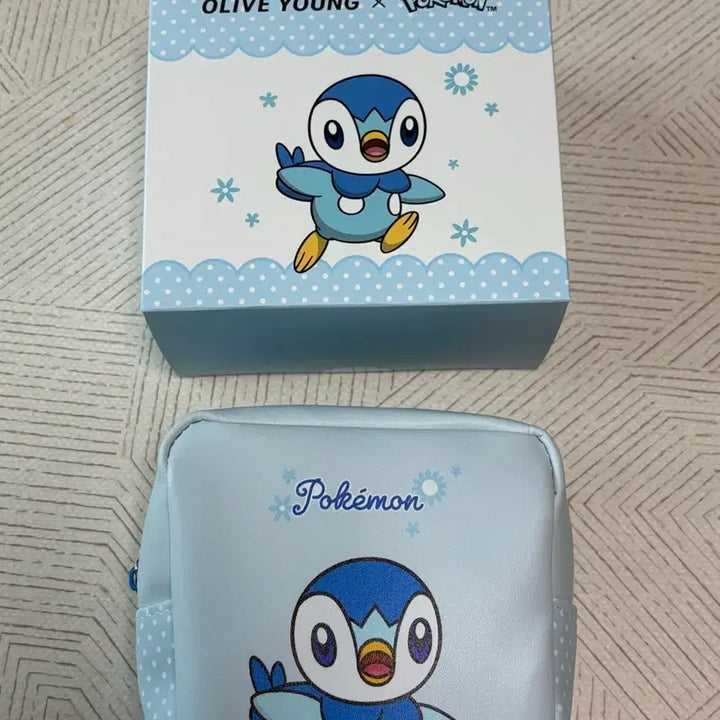 [BUNJANG] Pokemon Piplup Pouch Organizer for AirPods / (새상품)포켓몬스터 파우치 팽도리 정리함 에어팟