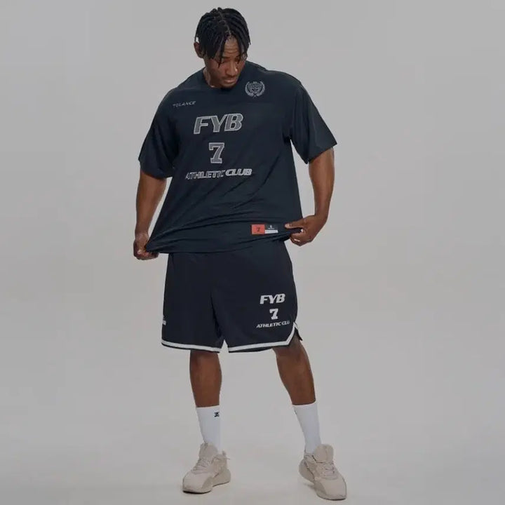 [BUNJANG] Torrance Rugby Mesh Basketball Shorts / 토런스 럭비 메쉬 농구바지