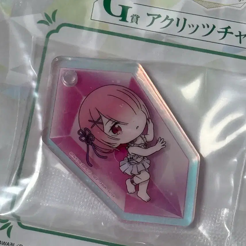 [BUNJANG] Re:Zero Acrylic Keyring G Version Bundle / 리제로 아크릴 키링 g상 일괄 판매
