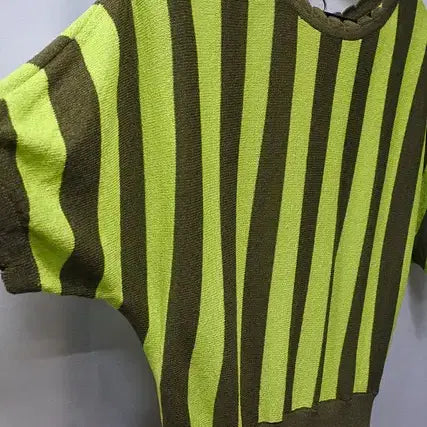 [BUNJANG] O2nd Colorblock Knit Dress Size 55 / 오즈세컨 배색 니트 원피스 55