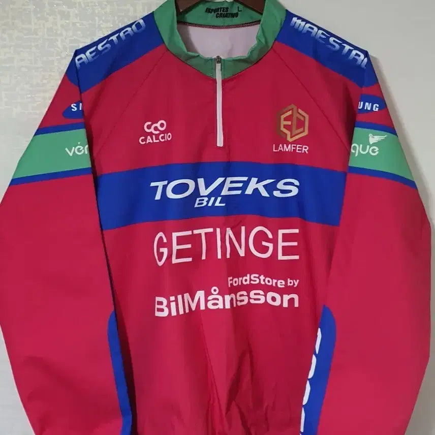 [BUNJANG] Calcio Printing Zip-up Windbreaker Jacket L / CALCIO 칼치오 프린팅 집업 바람막이 L