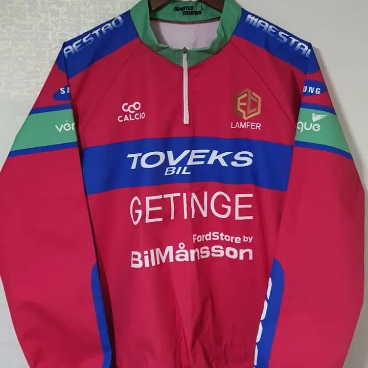 [BUNJANG] Calcio Printing Zip-up Windbreaker Jacket L / CALCIO 칼치오 프린팅 집업 바람막이 L