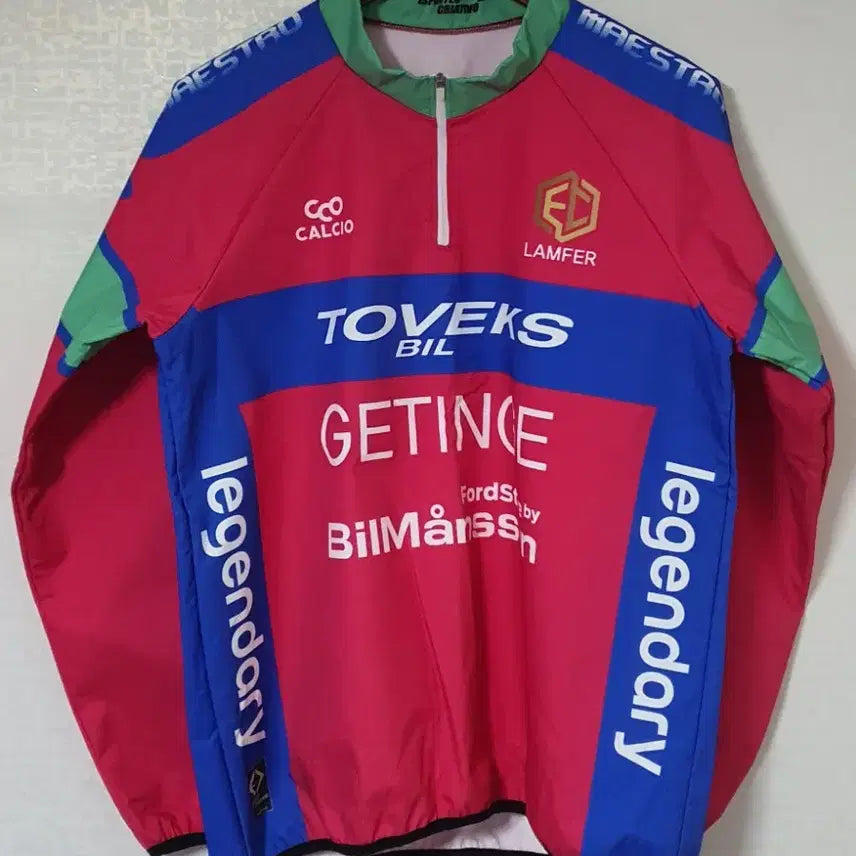 [BUNJANG] Calcio Printing Zip-up Windbreaker Jacket L / CALCIO 칼치오 프린팅 집업 바람막이 L