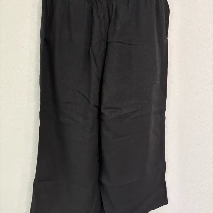 [BUNJANG] 7/8 Length Linen Pants / 블랙 마7부바지