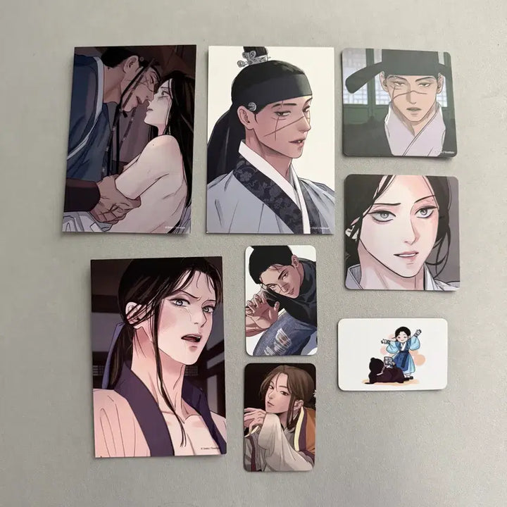 [BUNJANG] Toonique Sword and Flower Photocard, Postcard, Coaster, POB Bundle Set / 투니크 칼과 꽃 포토 카드 엽서 코스터 특전 일괄