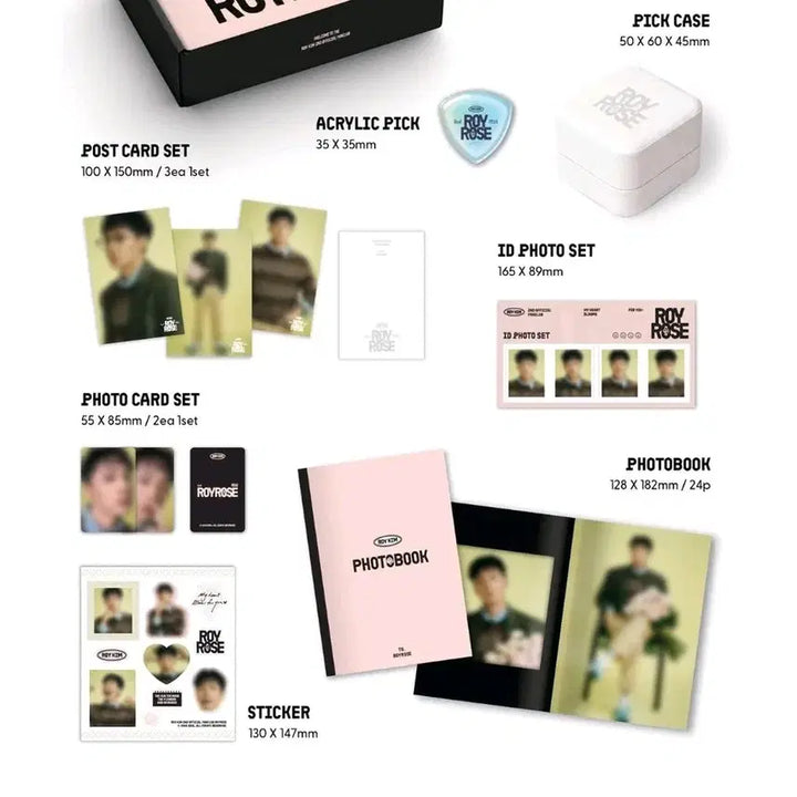 [BUNJANG] Roy Kim Roy-Rose 2nd Fanclub Kit / 로이킴 로이로제 2기 팬클럽 키트