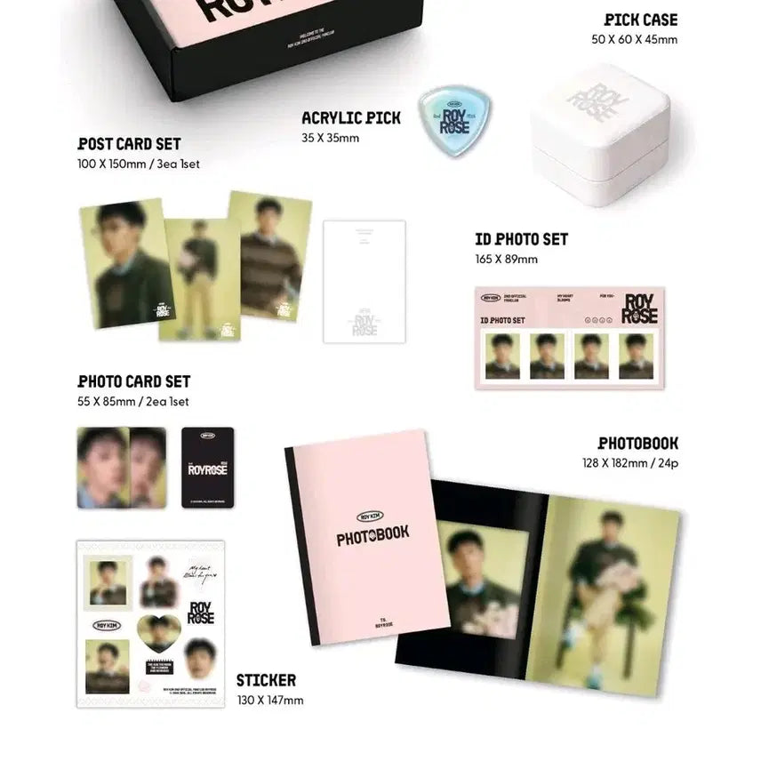 [BUNJANG] Roy Kim Roy-Rose 2nd Fanclub Kit / 로이킴 로이로제 2기 팬클럽 키트