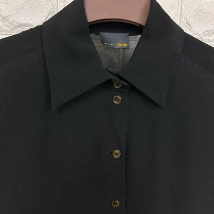 [BUNJANG] Fendi See-Through Pleated Dress Black IT42 / (IT42)펜디 시스루 플리츠 원피스 블랙