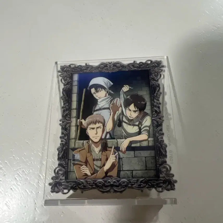 [BUNJANG] Attack on Titan E-Prize Acrylic Standee Levi Eren Jean / 진격의 거인 E상 아크릴 리바이 에렌 쟝