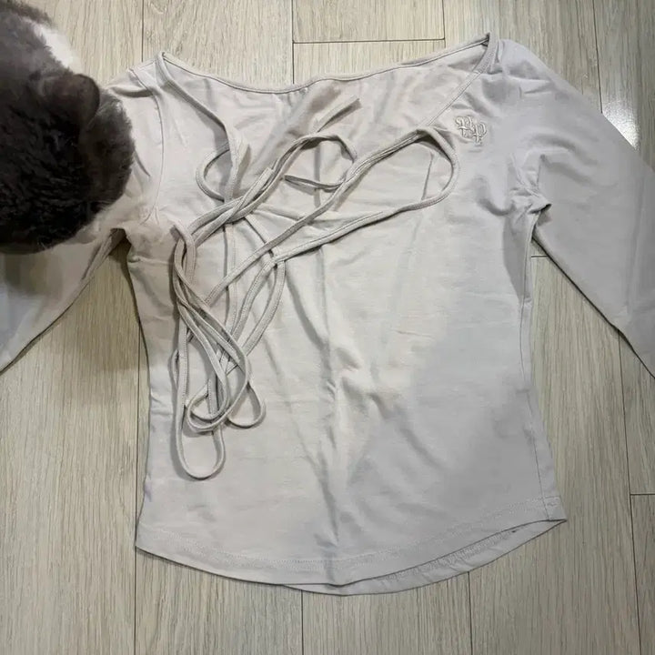 [BUNJANG] Pain Or Pleasure Orchid Top Light Gray M / 페인오어플레져 오키드 탑 라이트그레이 M