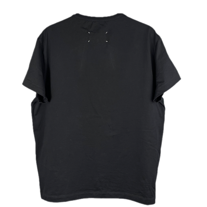 [BUNJANG] Maison Margiela Distorted Logo Short Sleeve T-Shirt Black Size 48 / [48] 메종 마르지엘라 디스토티드 로고 반팔 티셔츠