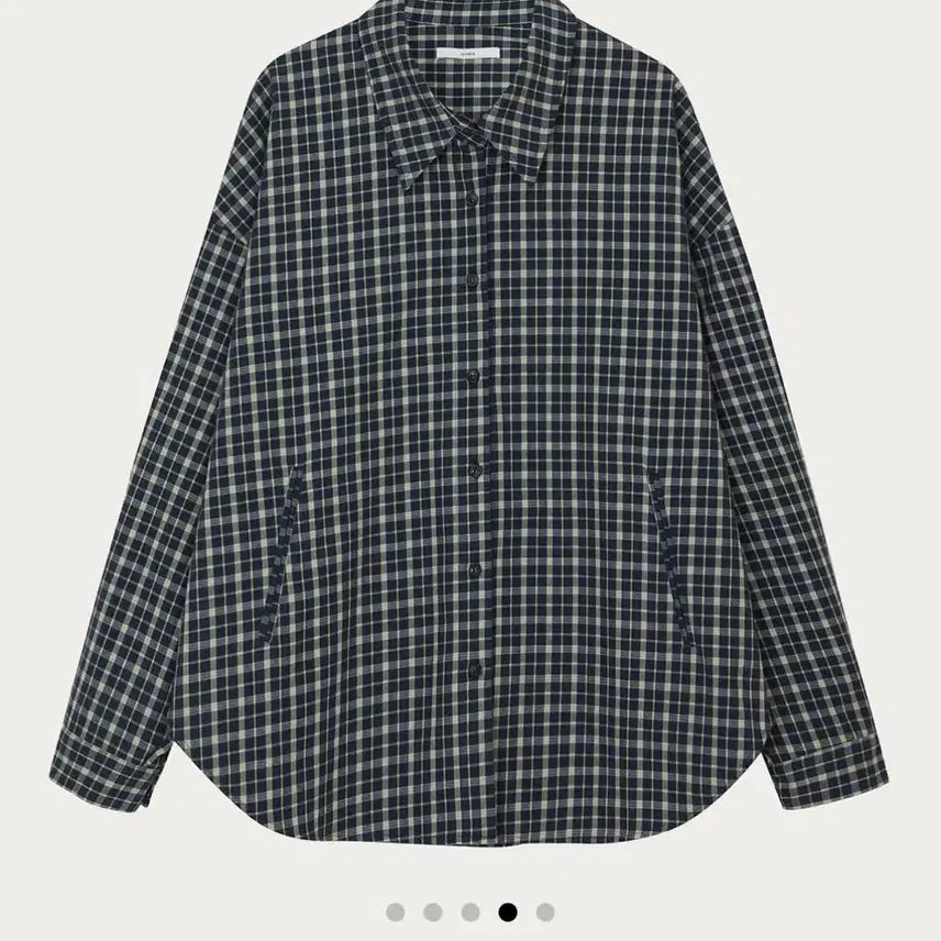 [BUNJANG] Checkered Pattern Relaxed Fit Women&
