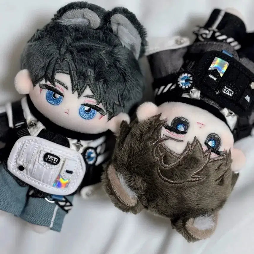 [BUNJANG] Choi Yowon Ryu Jaegwan Custom 10cm Plush Bundle Set / 괴출 괴담출근 최요원 류재관 속성 솜인형 10cm 일괄