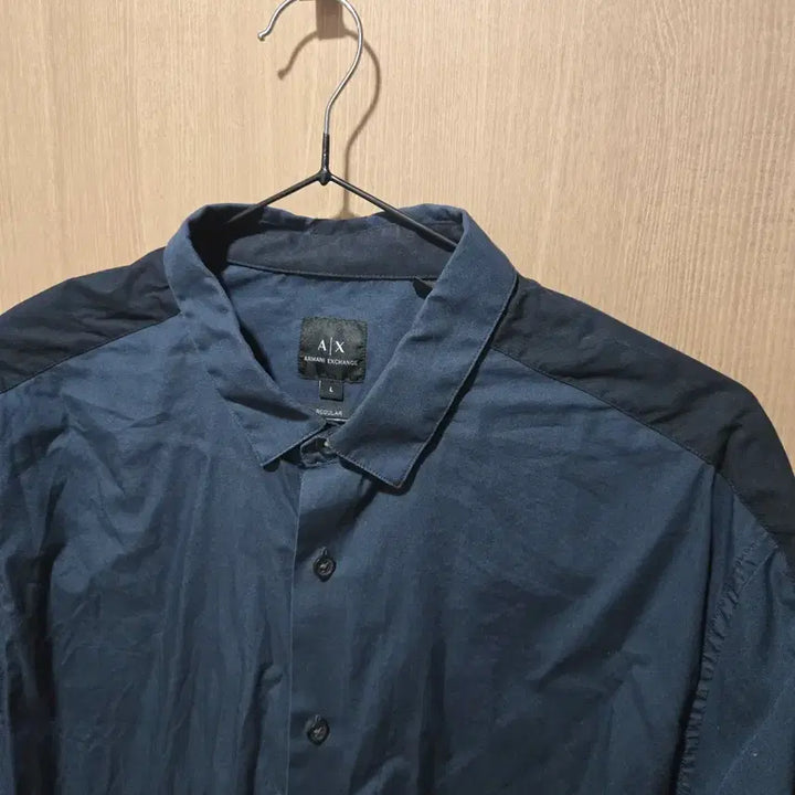 [BUNJANG] Armani Exchange Regular Fit Shirt L Navy / 아르마니 익스체인지 셔츠 L / 레귤러핏 / 상태 매우 좋음