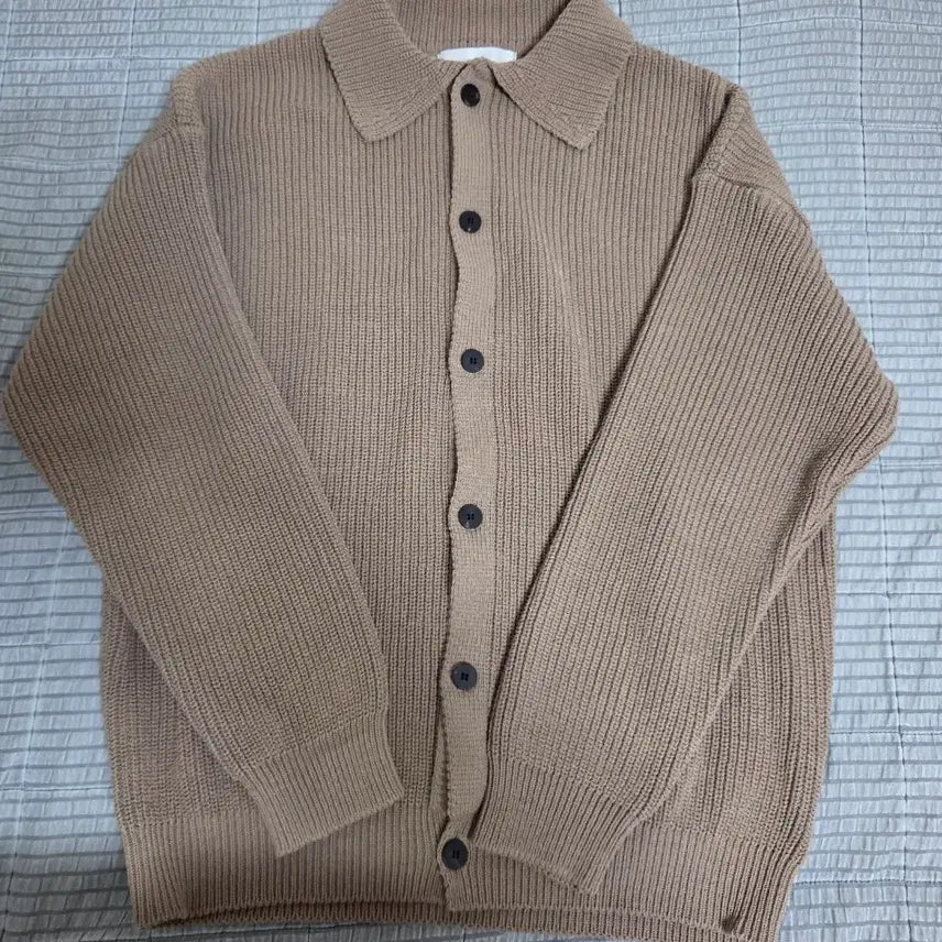 [BUNJANG] Glowz Studio Cotton Collar Cardigan L Size / 글로즈스튜디오 코튼 카라 가디건 L 사이즈