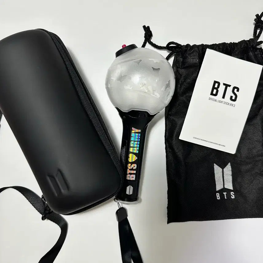 [SOLD OUT] BTS 아미밤 Ver.3 응원봉 + 하드 케이스(파우치)