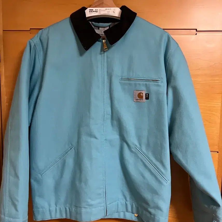 [BUNJANG] Carhartt WIP x Ahn-In-Hwan Studio OG Detroit Jacket Milky Blue / 칼하트 WIP x 아이앱 스튜디오 OG 디트로이트 자켓 밀키 블루 L