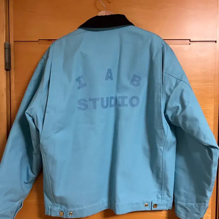 [BUNJANG] Carhartt WIP x Ahn-In-Hwan Studio OG Detroit Jacket Milky Blue / 칼하트 WIP x 아이앱 스튜디오 OG 디트로이트 자켓 밀키 블루 L