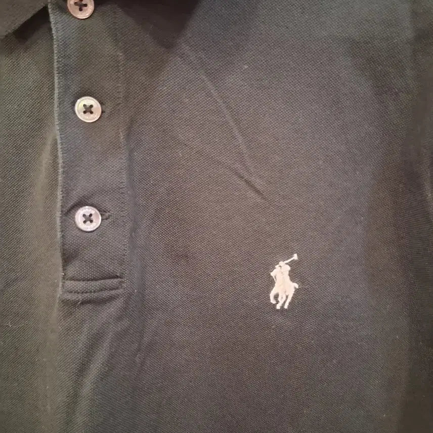 [BUNJANG] Polo Ralph Lauren Black Short Sleeve Shirt / 폴로 랄프로렌 블랙 반팔 셔츠