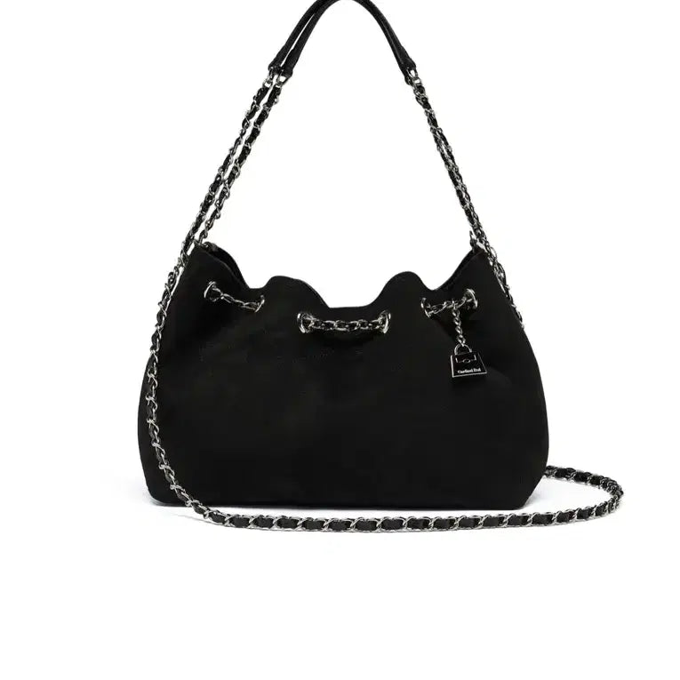[BUNJANG] Cardinal Red Suede Shoulder Bag / (가격내림!)카디널레드 디미백 스웨이드