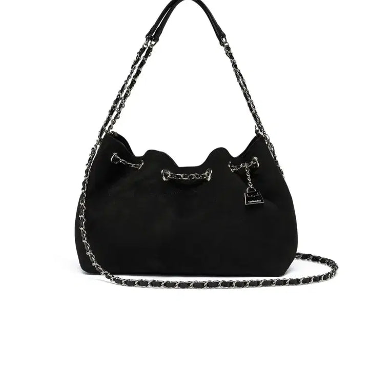 [BUNJANG] Cardinal Red Suede Shoulder Bag / (가격내림!)카디널레드 디미백 스웨이드