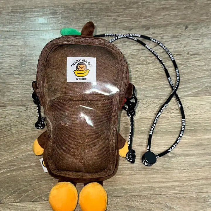 [BUNJANG] BAPE BABY MILO Plush Mobile Bag Red / 베이프 베이비 마일로 플러시 모바일 백 레드