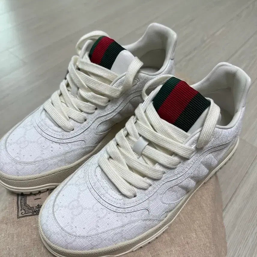 [BUNJANG] Gucci White Sneakers / 구찌 스니커즈 화이트