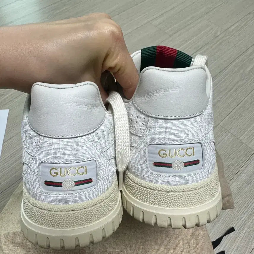 [BUNJANG] Gucci White Sneakers / 구찌 스니커즈 화이트