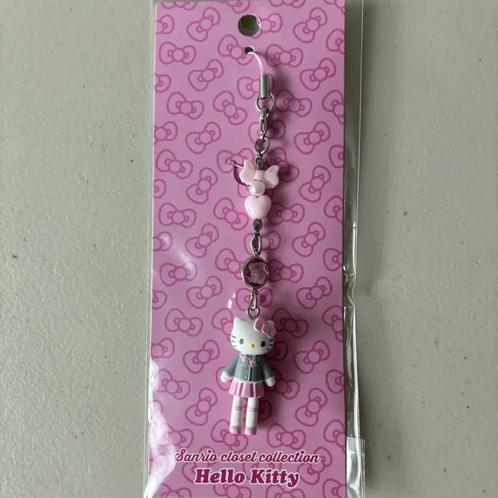 [BUNJANG] Sanrio Hello Kitty School Uniform Hello Kitty Phone Strap / (정품)헬로키티 교복키티 핸드폰줄