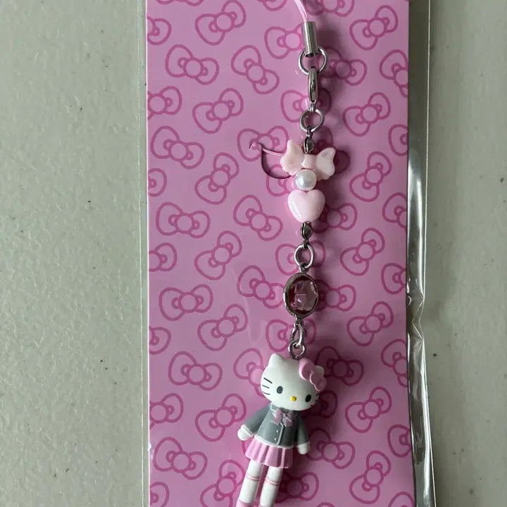 [BUNJANG] Sanrio Hello Kitty School Uniform Hello Kitty Phone Strap / (정품)헬로키티 교복키티 핸드폰줄