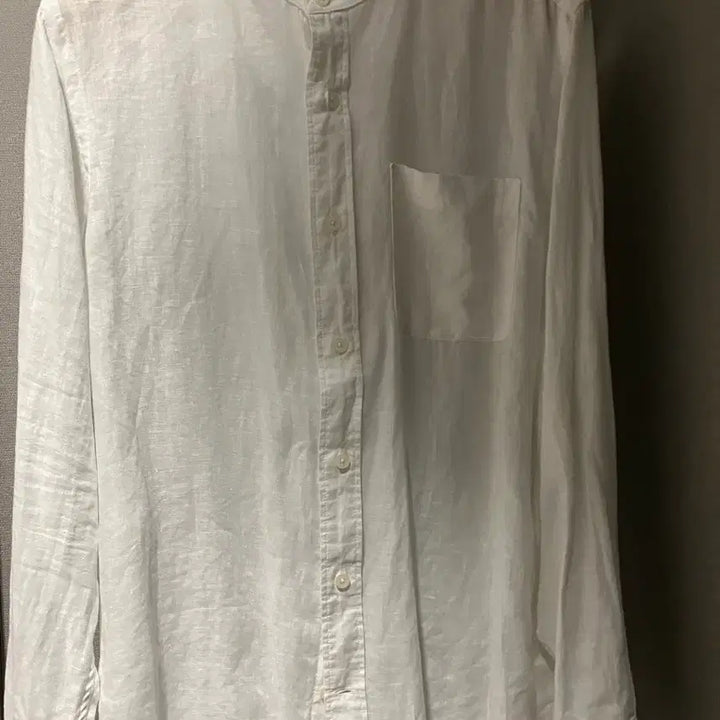 [BUNJANG] White Linen Shirt - Size S / 화이트 린넨  셔츠