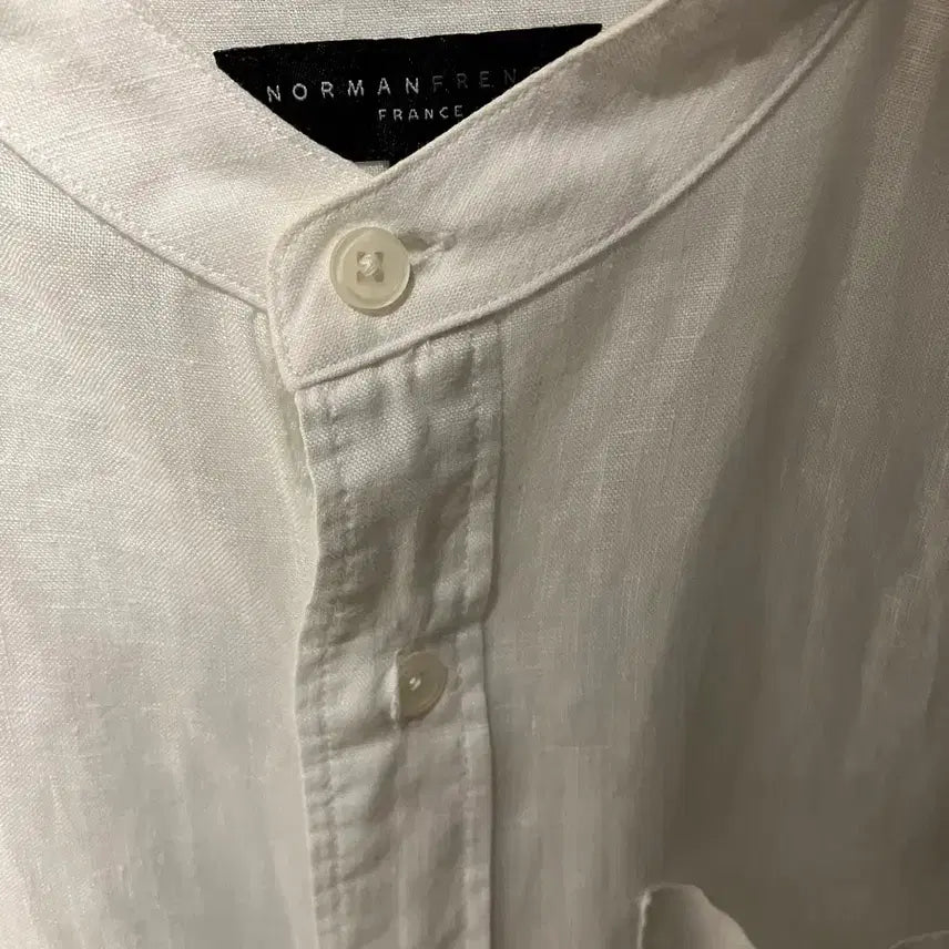 [BUNJANG] White Linen Shirt - Size S / 화이트 린넨  셔츠