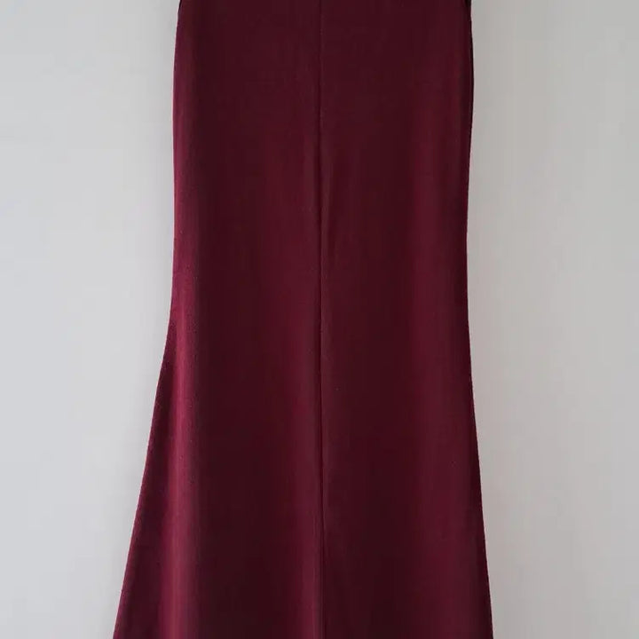 [BUNJANG] Burgundy Wine Sleeveless Mini Dress / 버건디 와인 민소매 나시 원피스/면스판 원피스/미니 원피스(실착X)