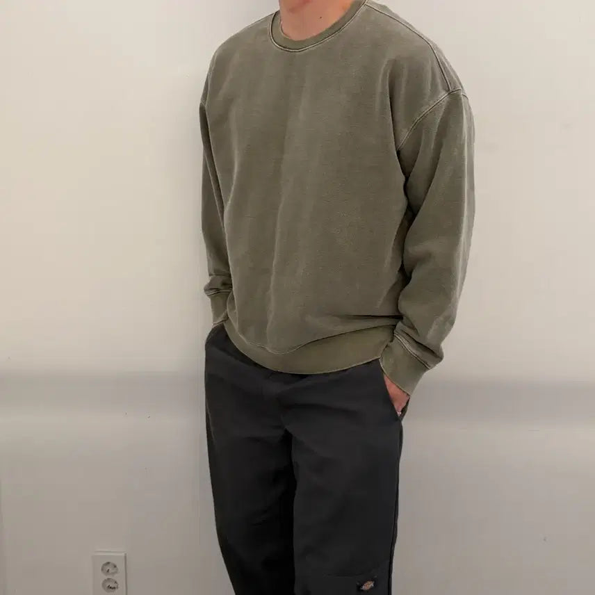 [BUNJANG] Soverment Pigment Sweatshirt L / 소버먼트 피그먼트 맨투맨