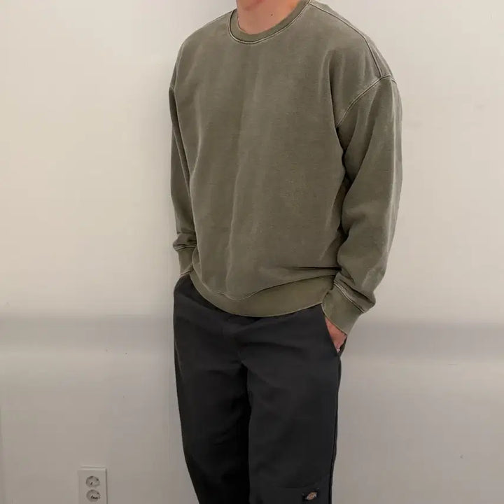 [BUNJANG] Soverment Pigment Sweatshirt L / 소버먼트 피그먼트 맨투맨