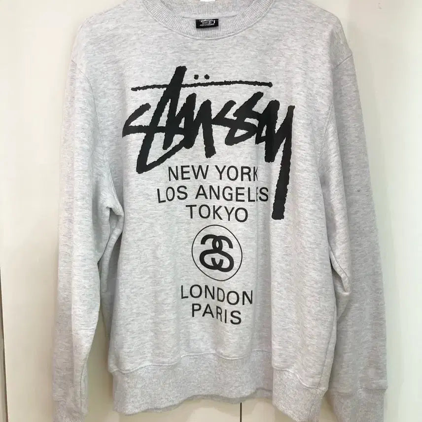[BUNJANG] Stussy World Tour Sweatshirt / (정품) 스투시 월드투어 맨투맨
