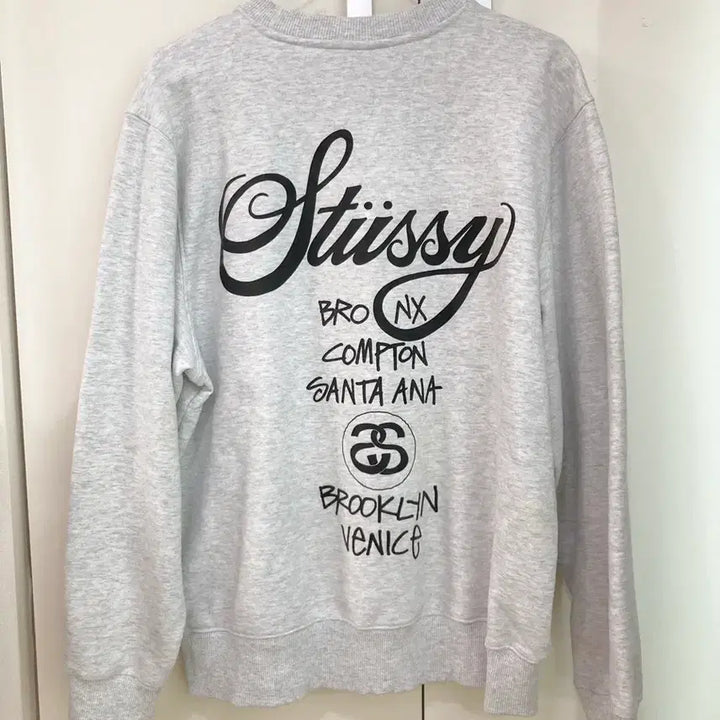 [BUNJANG] Stussy World Tour Sweatshirt / (정품) 스투시 월드투어 맨투맨