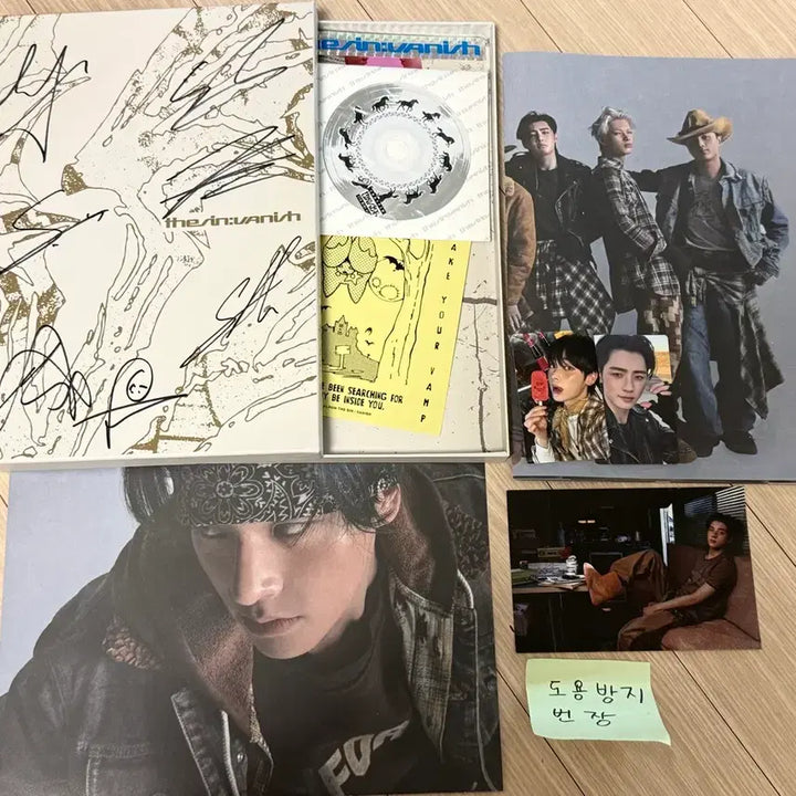 [BUNJANG] ENHYPEN Signed THE:IN:VANISH Album / 엔하이픈 친필싸인 더인베인 the:in:VANISH 앨범
