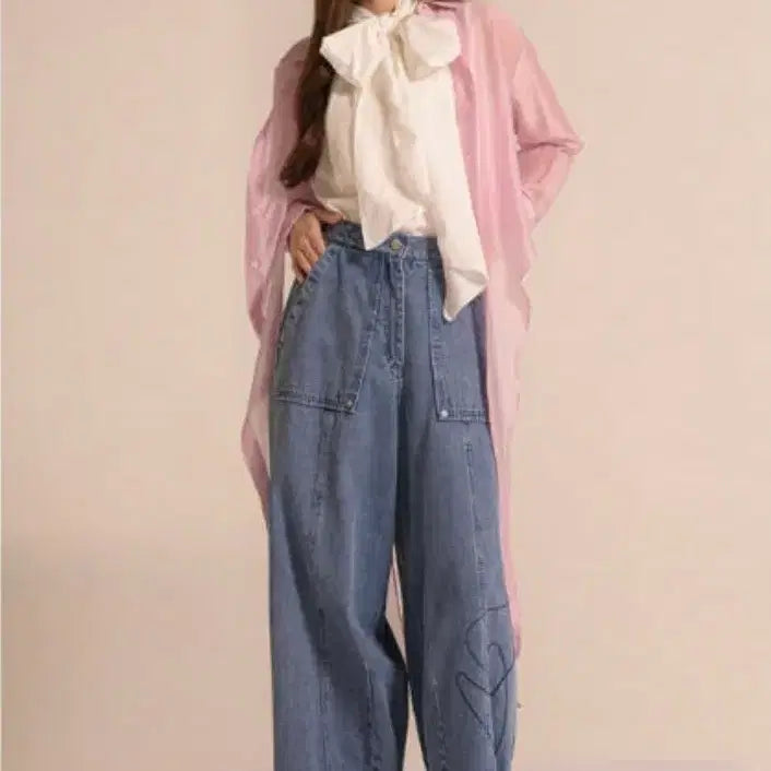 [BUNJANG] Lee Sang Bong Edition Denim Pants (New with Tags) / 이상봉에디션  데님팬츠 택채새상품 2026년제품