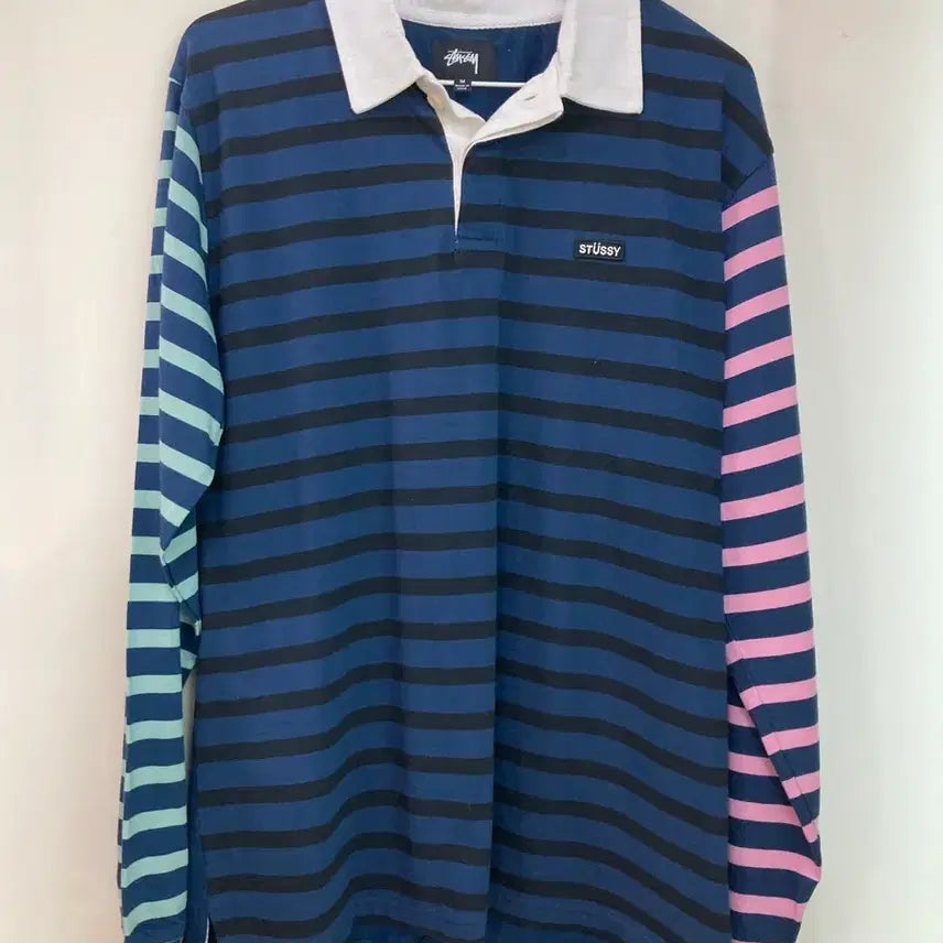 [BUNJANG] Stussy Rugby Long Sleeve / (정품) 스투시 럭비 롱슬리브