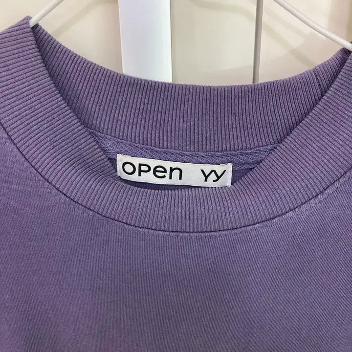 [BUNJANG] OpenYY Short Sleeve T-Shirt Purple / 오픈YY 반팔 티셔츠 퍼플