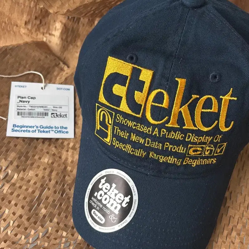 [BUNJANG] Teket Plan Cap Navy / 테켓 모자 네이비 plan cap navy