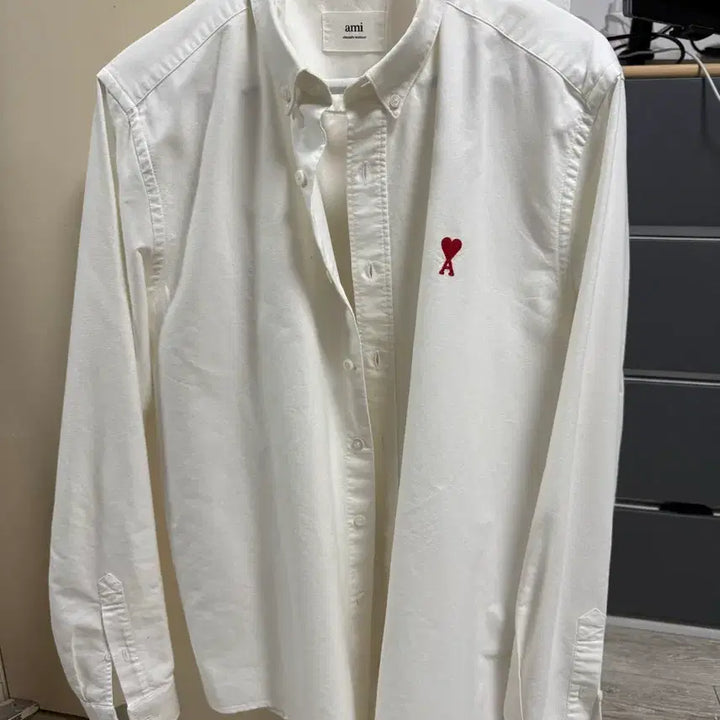 [BUNJANG] AMI Small Logo Oxford Shirt Size 41 / 아미 스몰로고 옥스포드 셔츠 41사이즈
