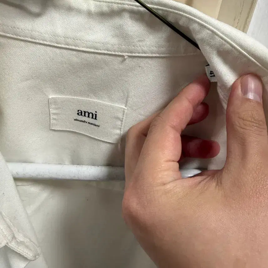 [BUNJANG] AMI Small Logo Oxford Shirt Size 41 / 아미 스몰로고 옥스포드 셔츠 41사이즈